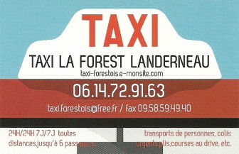 Taxi-forestois, Taxi dans le Finistère